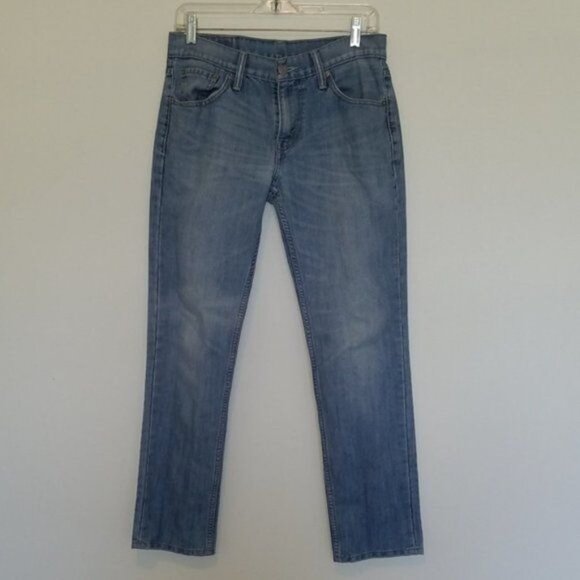 Levi's 511 Jeans Straight Leg Denim Light Blue Men's 30 x 30 - Picture 7 of 14